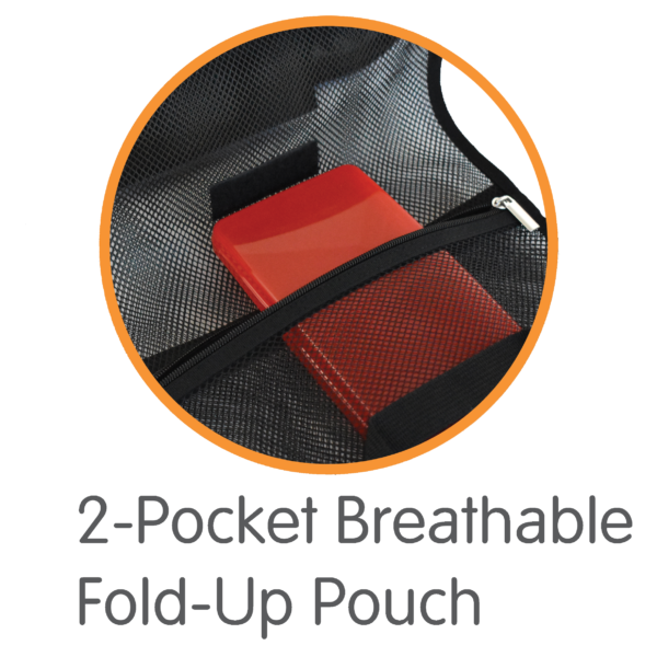 2-Pocket Breathable Fold-Up Pouch