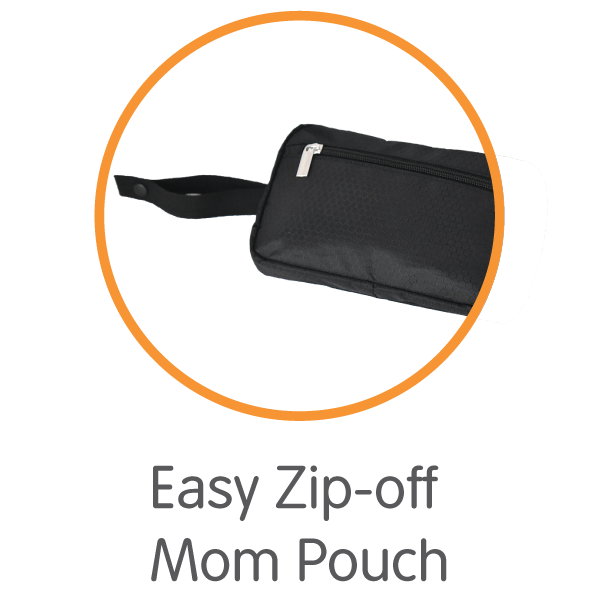 Easy Zip-Off Mom Pouch